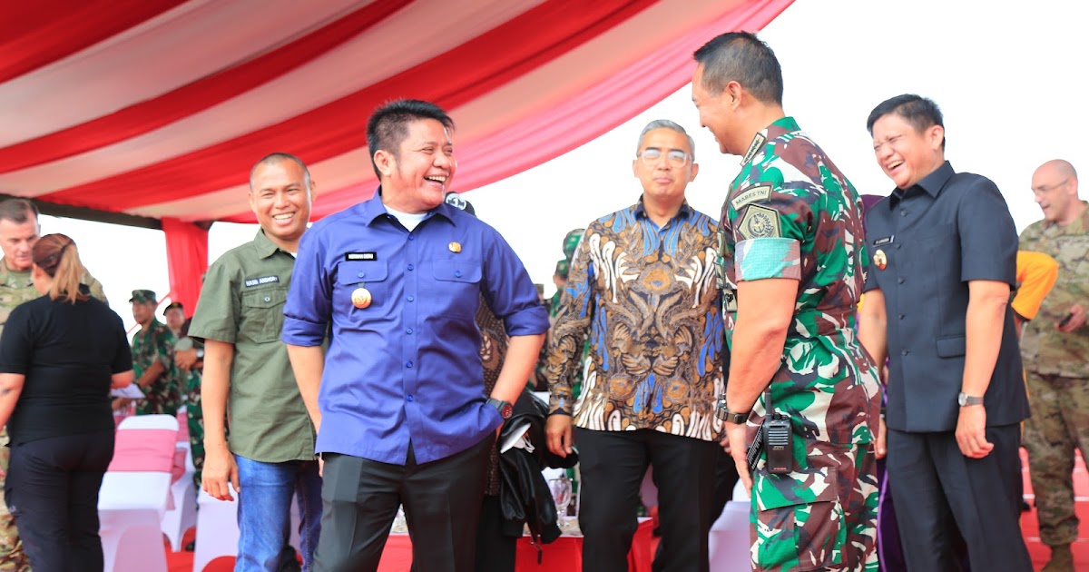 HD Dampingi Panglima TNI Tinjau Latma Garuda Shield -16/2022